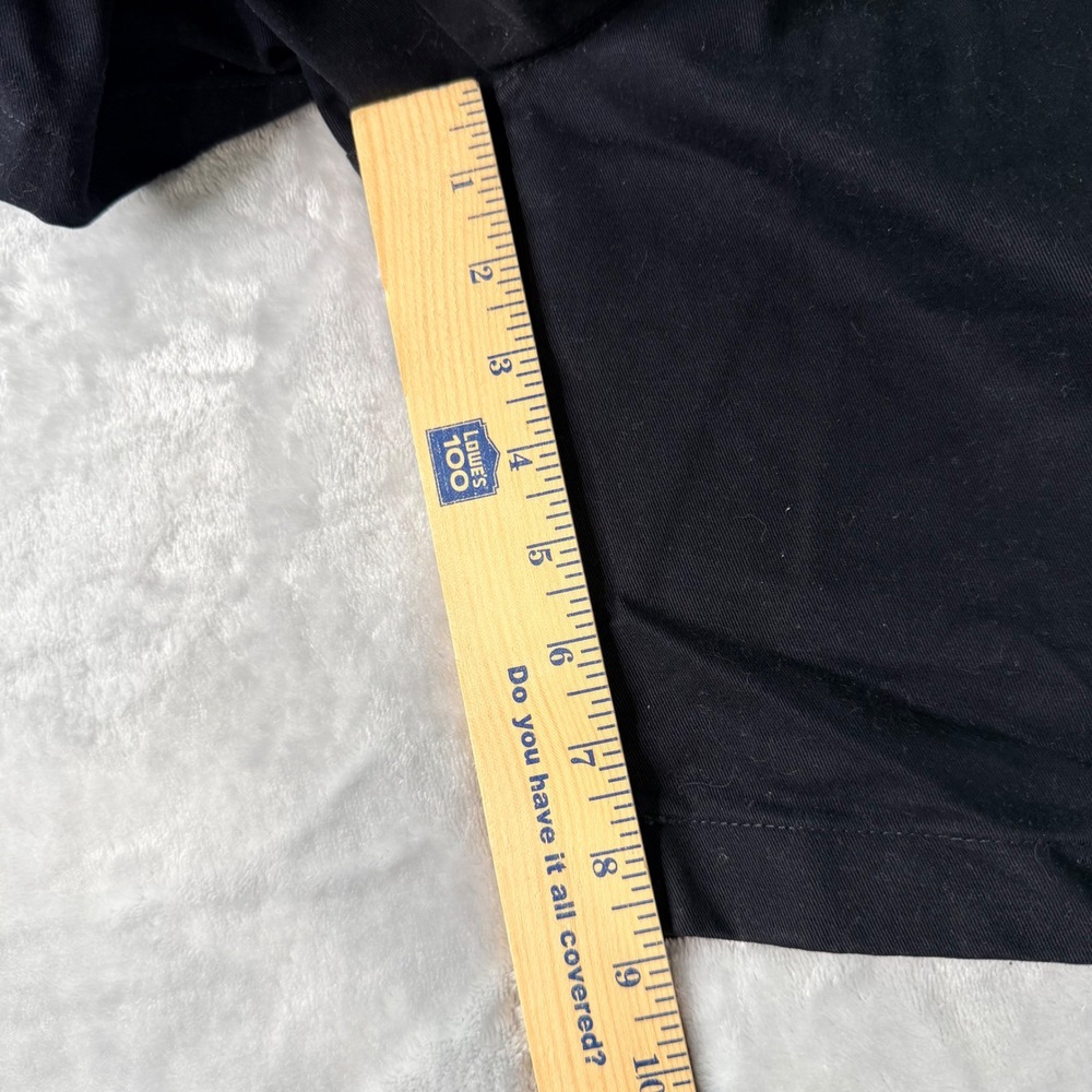 Lands End Mens 46T Traditional Fit Black Pleated Chino Shorts 100% Cotton 427859 - Picture 7 of 12